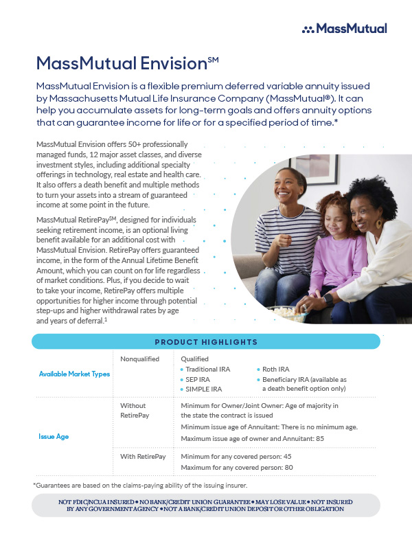Envision Product Snapshot